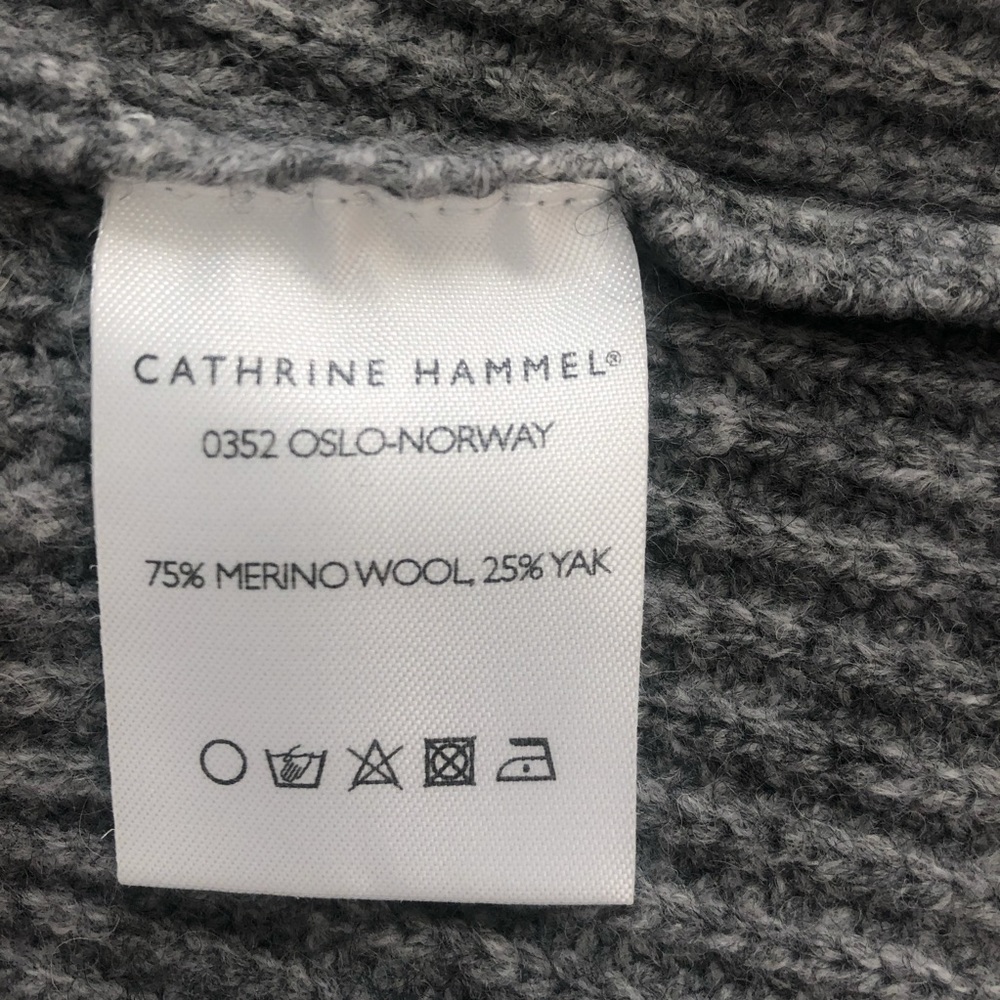 Cathrine Hammel Merino Wool Yak Ribbed Sweater - Picture 5 of 5